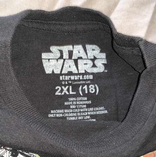 STAR WARS Youth Large Lot 3 pc T shirts Darth Vader The Force Awakens Spaceships - Picture 11 of 11