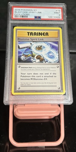 Blastoise Spirit Link graded PSA 9 for sale on eBay