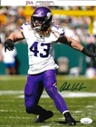 ANDREW VAN GINKEL signed auto MINNESOTA VIKINGS 8X10 photo w/ COA JSA PROOF