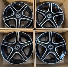 4x Mercedes-Benz Alufelgen AMG 7.5 x 18 ET49 A1774011500 A B C E Klasse CLA RDKS