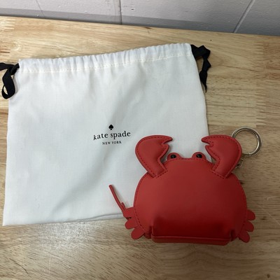 Kate Spade Shore Thing Crab Coin Purse Rare Great Condition