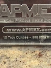10 oz Silver Bar APMEX .999 Fine 10 Troy Ounces No Reserve Free Shipping