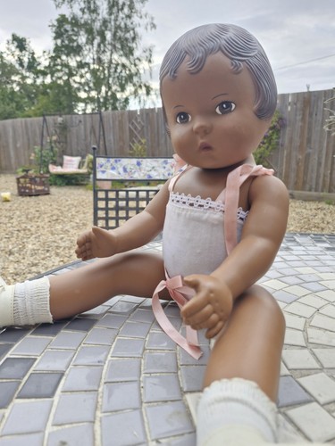 Vintage 1991 Daisy Kingdom Black Doll
