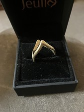 18 Ct Gold Double Wishbone Ladies Ring