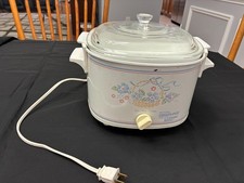 Vintage Rival Crock-Pot with Corning Ware Flo...