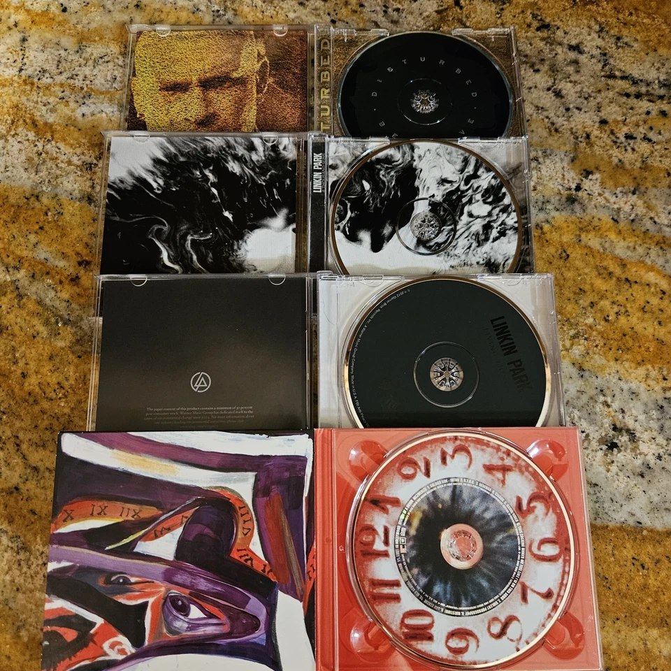 ЛОТ ИЗ 4 компакт-дисков Linkin Park Disturbed System Of A Down музыкальный альбом хард-рок - Изображение 3 из 4