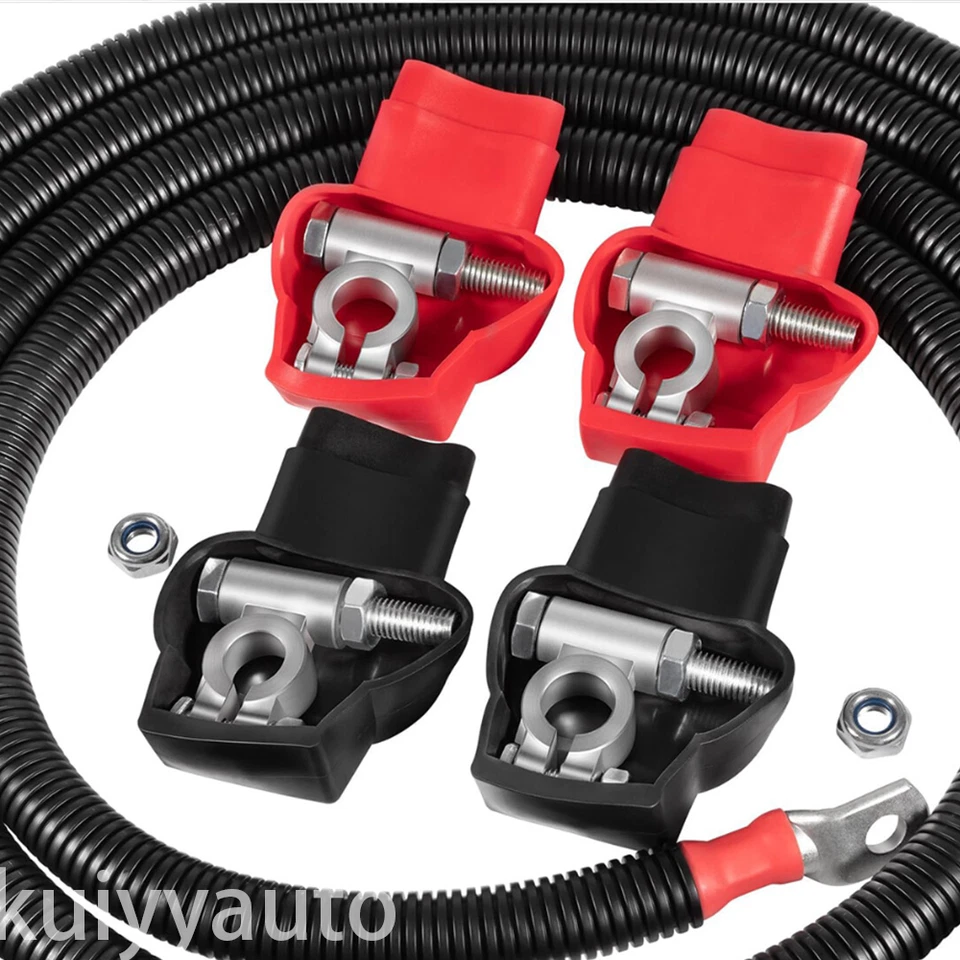 Kit de cables de batería para camioneta Dodge RAM Gen 3 2003-07 5,9 L 24 válvulas Cummins Foto 3 de 4