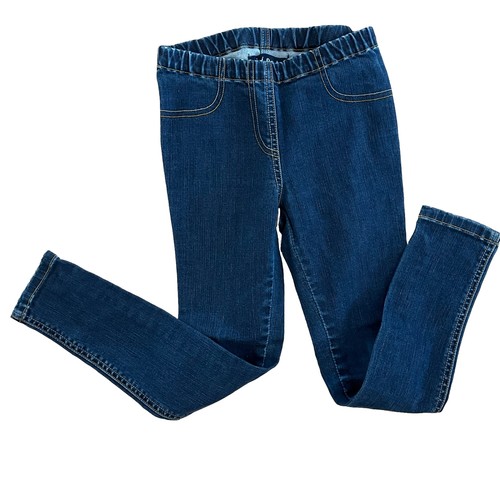 MINI BODEN Girls Denim Jeans Legging Jegging Size 7 Y Blue Elastic Waist Stretch - Picture 6 of 7