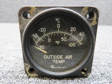 22-295-02-1A Garwin Outside Air Temperature Indicator (Worn Face)