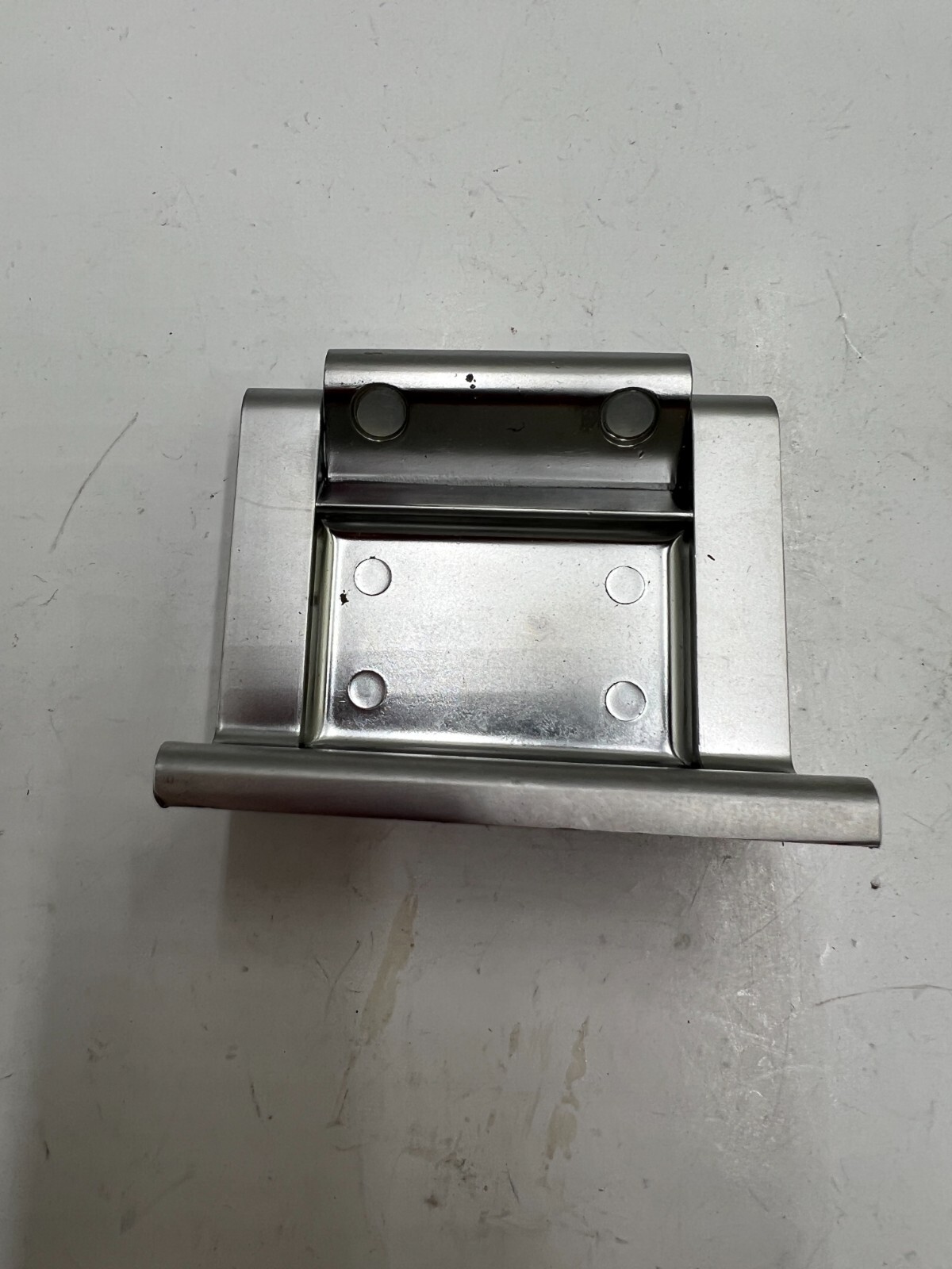 Door Lock Reinforcer Privacy Door Latch for in-Swinging Doors PC29424, Silver-image