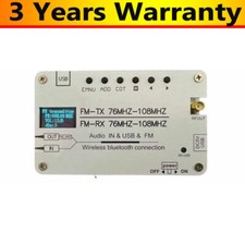 Vehicle Bluetooth Stereo FM Transmitter 100-500 Meters 76MHz-108MHz Transmit