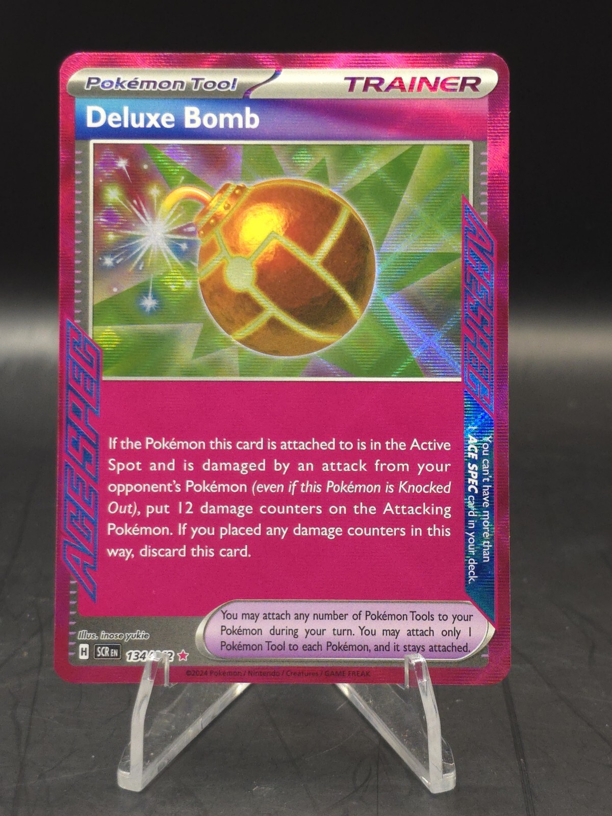 Pokemon TCG Deluxe Bomb ACE SPEC 134/142 Stellar Crown NM