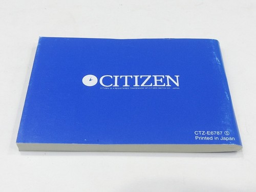 Citizen quartz eco-drive international booklet AP5XXX/Cal. No.085 CTZ-E6787 - Picture 2 of 5