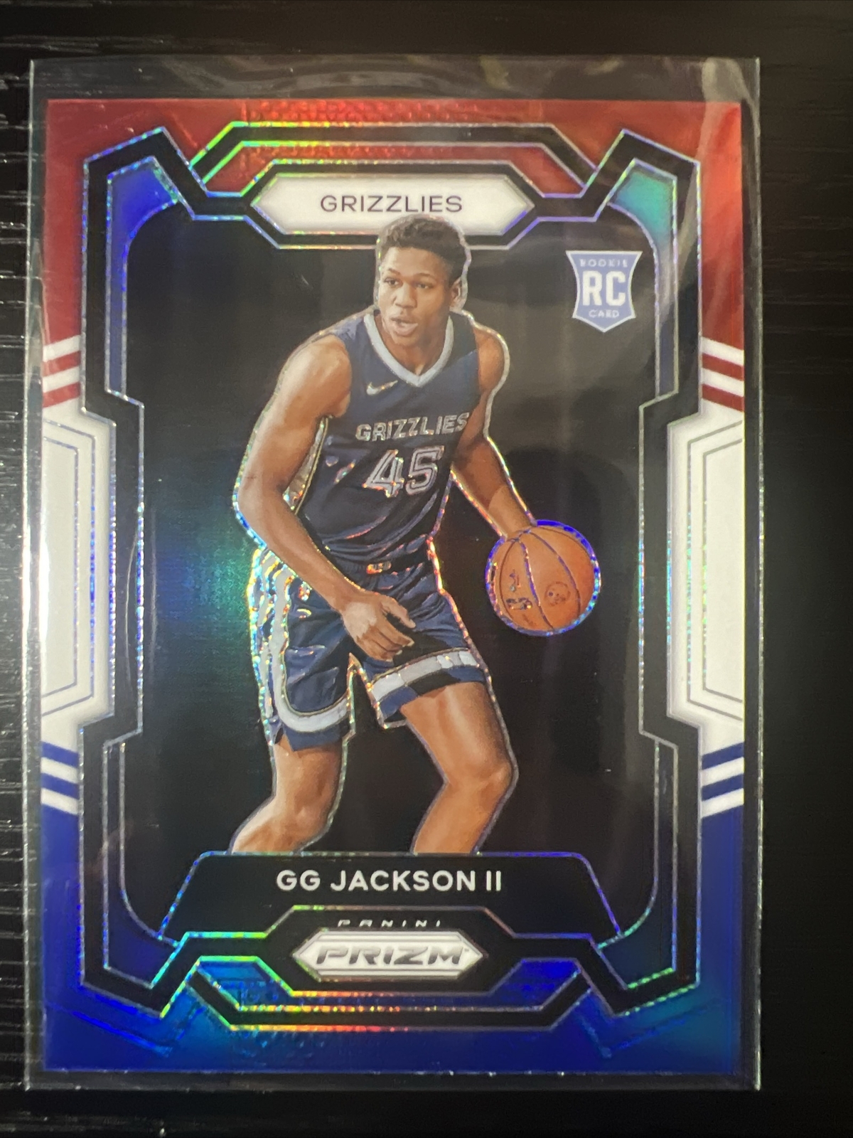 2023-24 Panini Prizm #179 GG Jackson RC Red White And Blue Prizm Rookie