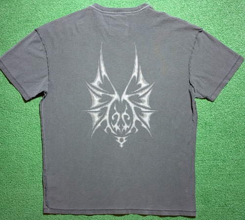 LILA MARKE Ghost Logo Print schwarz Kurzarm T-Shirt Herren Größe Large - Bild 10 von 12