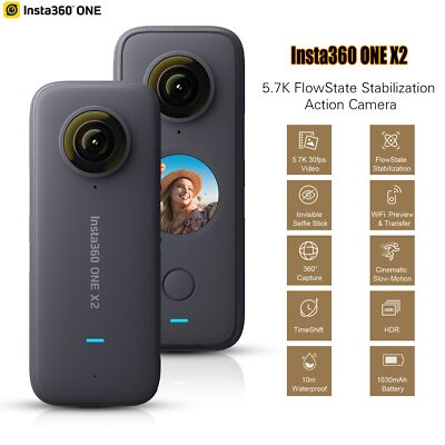 DHL Insta360 ONE X2 FlowState Stabilization Panoramic Action Camera  30fps - Main Image