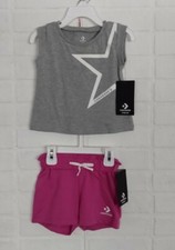Converse Baby Girls Outfit 2 Piece Set 18M