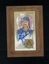 2023 Topps Allen & Ginter WALLY BACKMAN Mets Auto Framed Mets