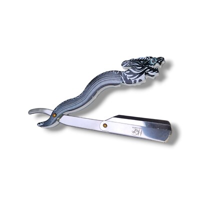 Black & White Dragon Profi Manuelle Rasiermesser Shaving Razor 