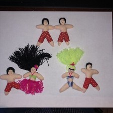 handmade mini dolls  3 inches plus tall  1.00 Each Or 6 For 5.00