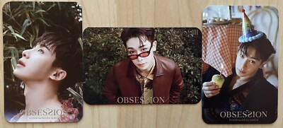 Wonho (Monsta X) Obsession Unofficial Photocards 3-teilig/3 Pc.