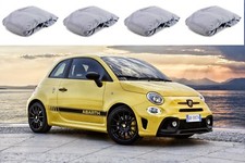TELO COPRIAUTO TELATO FELPATO FIAT 595 ABARTH CUSTOM ANNO 2019 ZIP LATO GUIDA