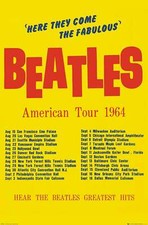 The Beatles - American Tour 1964 Poster