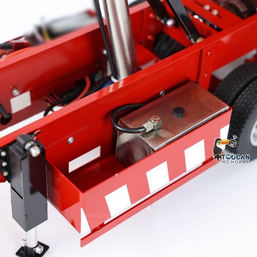 Metal 1/14 Hydraulic Dump Trailer W/Electric Legs for TAMIYA RC Tractor Trucks - Picture 19 of 20