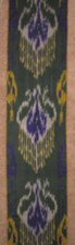 13 Yard HAND MADE UZBEK Natural 100 COTTON IKAT FABRIC 8955
