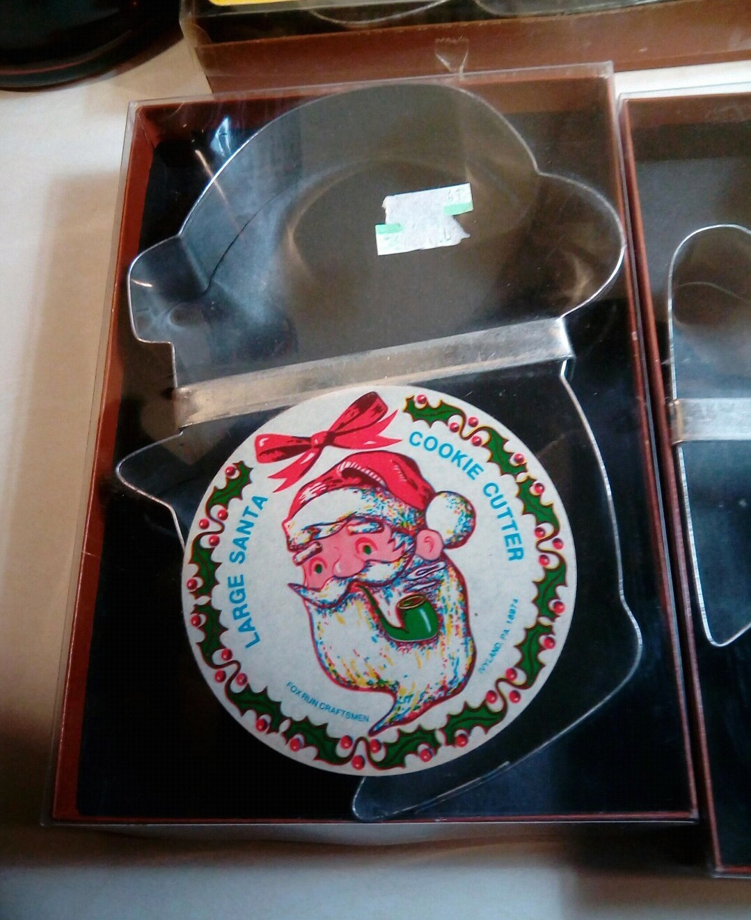 5 SETS VINTAGE METAL COOKIE CUTTER ANGEL SANTA 2 BUNNY GINGERBREAD HOUSE FOX RUN