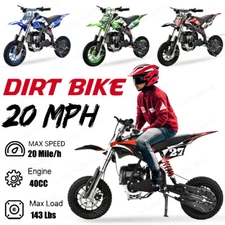 40cc Mini Pit Bikes For Kids Dirt Bikes 4 Stroke Gas Powered Off Road Motorcycle