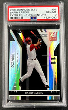 2004 Donruss Elite - Barry Larkin #91 Reds Extra Turn of the Century /250 PSA 10