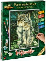 Schipper Malen Nach Zahlen Master Class Classic 24X30Cm Wolfsmutter 609240838