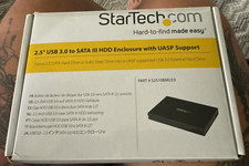 Startech S2510BPU33 2.5in USB 3.0 to SATA III HDD Enclosure Drive UASP