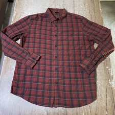 Oakley Men  s LS Plaid Button Up Shirt Size L 30270