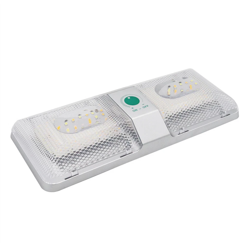 Car Interior LED Ceiling Light Reading Lamp Waterproof For Boat Camper Trailer - Image 3 of 4