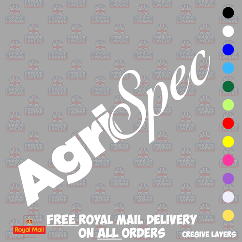 Agri Spec Sticker - Many Colours & Sizes - Funny Car Tractor Farm AgriSpec - Picture 26 of 47