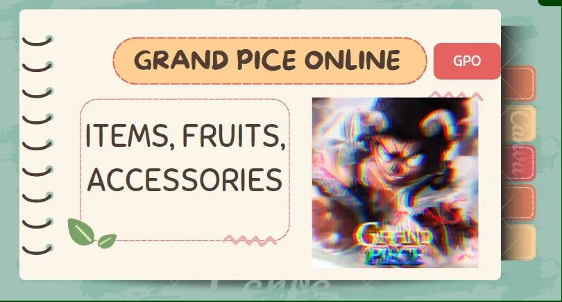 Items/Devil Fruits - Accessories Grand Piece Online - GPO - Fast Delivery