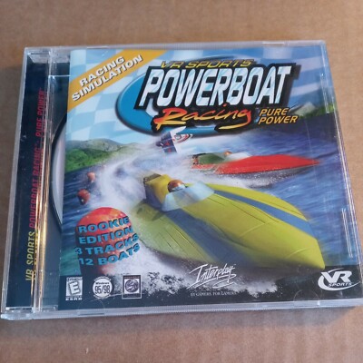 VR Sports Powerboat Racing PC CD-ROM Interplay Promethean 1998 Windows 95/98