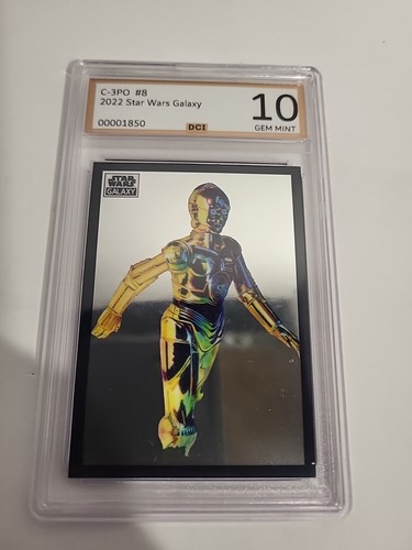C-3PO #8 Topps 2022 Star Wars Galaxy DCI Gem Mint 10 - Picture 4 of 4