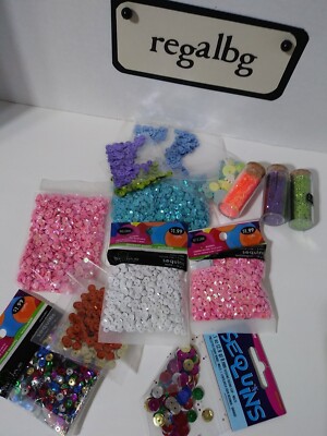 Lot of Sequins  and glitter Unbranded