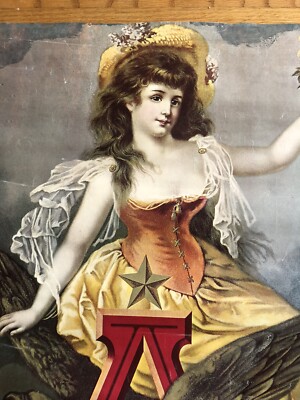 Rare 1974 Budweiser Anheuser-Busch Beer American Woman Store