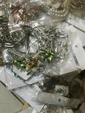 5 LB LOT  of Jewelry Vintage Modern Huge Lot missing stones, some broken