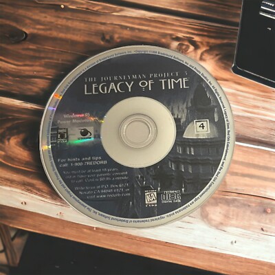 VTG K-A Computer Software The Journeyman Project 3: Legacy of Time (PC, 1998)