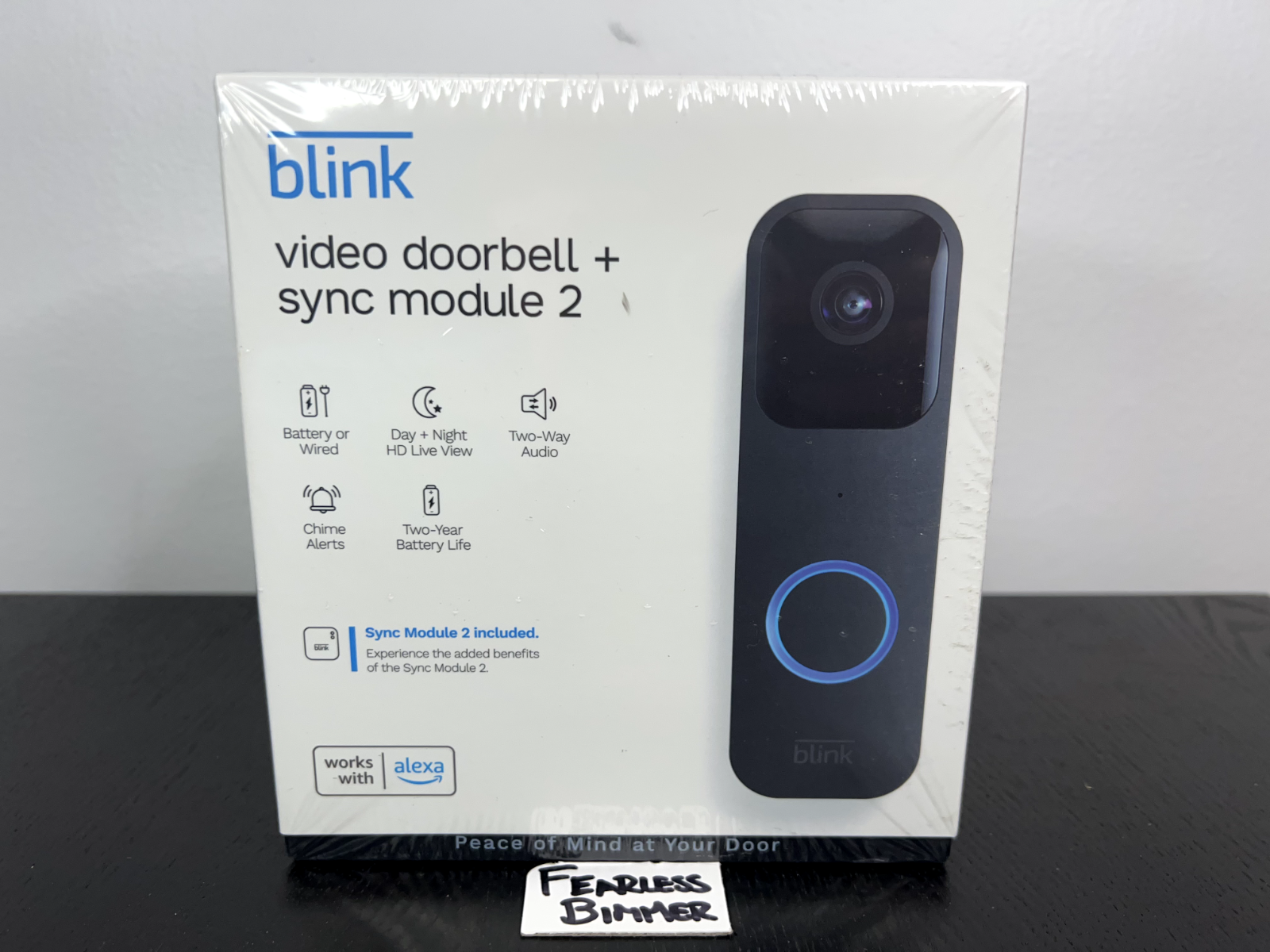 Blink Video Doorbell + Sync Module 2 BRAND NEW SEALED-image