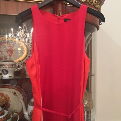 Banana Republic Paneled Maxi Orange Sleeveless Long Dress Sz.0 | eBay