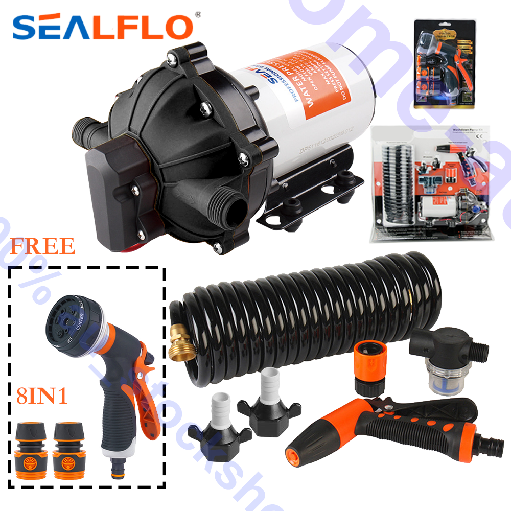 SEALFLO 12V Washdown Pump Kit 20L/MIN 70PSI High Pressure WashDown