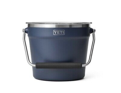 YETI Rambler Beverage Bucket, Double-Wall Vacuum Insulated Ice Bucket with  Lid