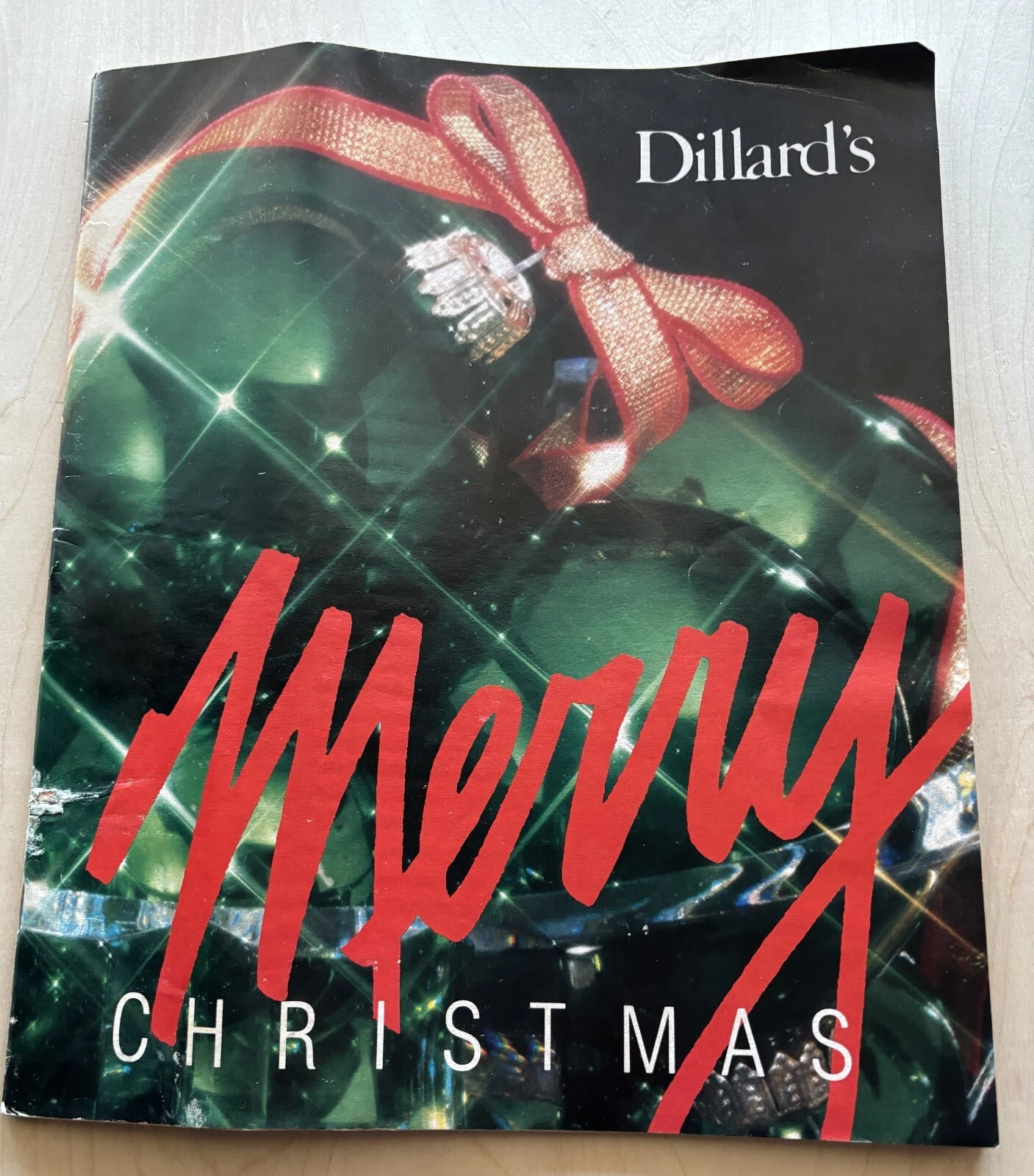 Catalogue de Noël vintage 1985 Dillards années 80 mode bijoux Esprit Dior Klein Lauren