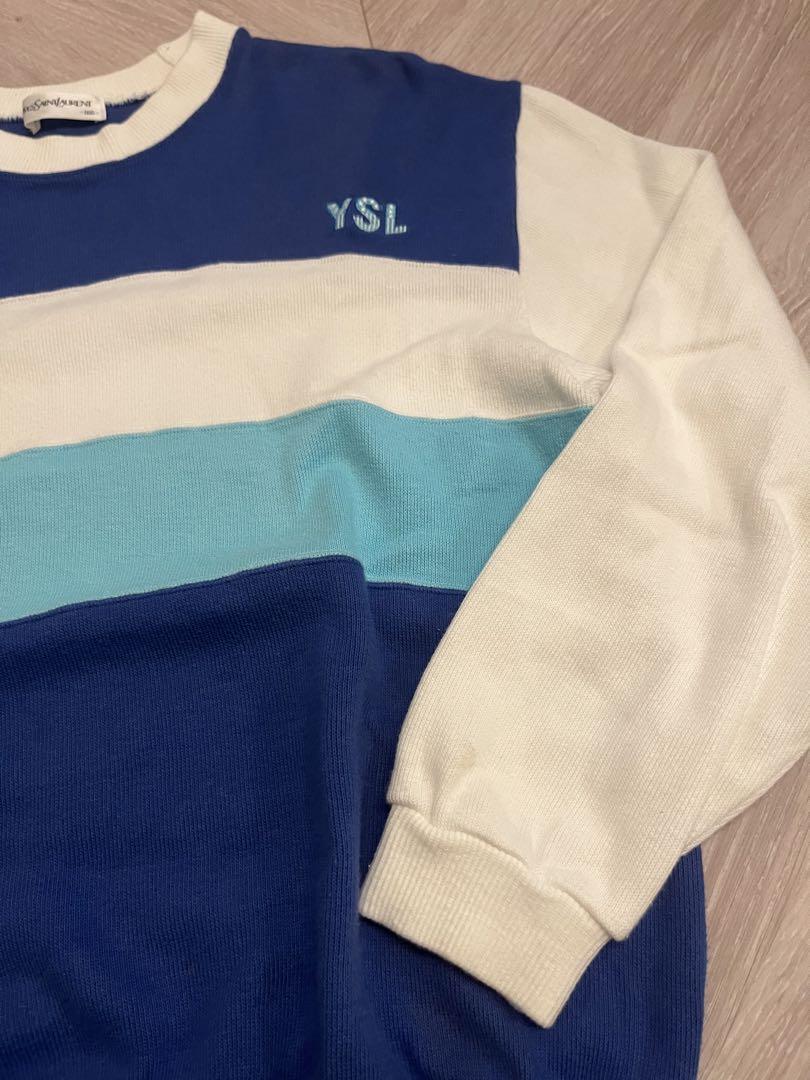 Maglione maglia Yves Saint Laurent vintage YSL taglia 160 S pezzo classico di design